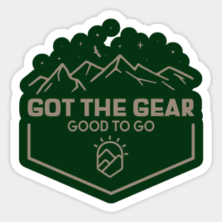 Got The Gear Adventure Sticker